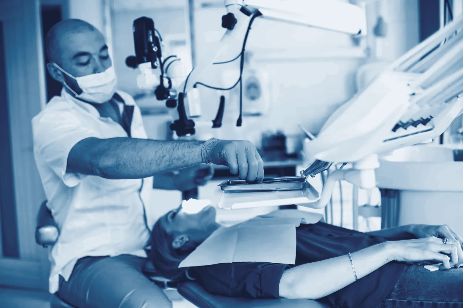Procedimiento clínico de terapia láser de baja potencia